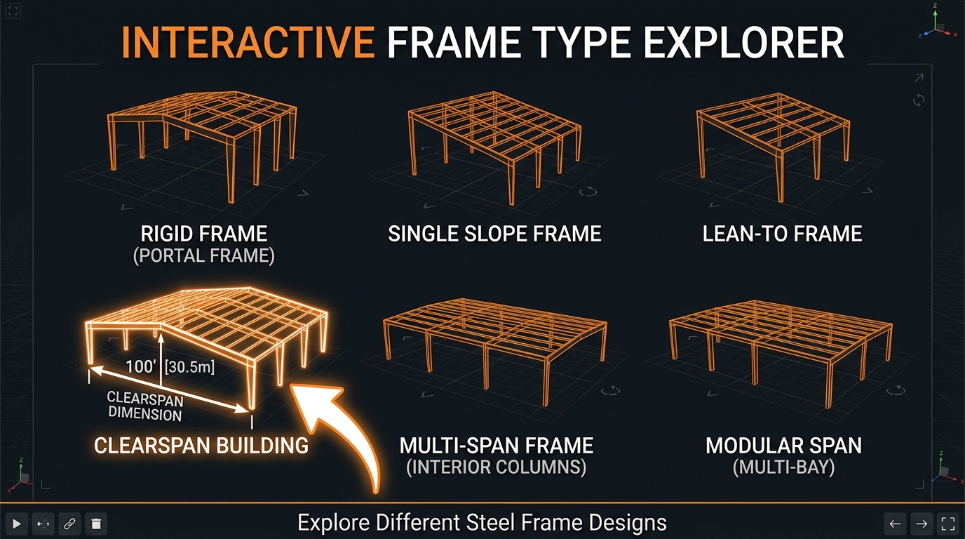Frame Type Explorer: Interactive 3D Comparison of All Six Frames